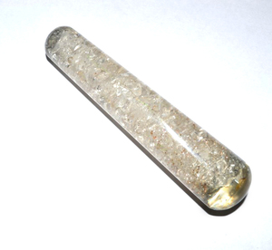 Compre en línea varitas de masaje de orgón lisas de cuarzo cristalino: varitas de masaje de orgón lisas de cuarzo cristalino a la venta - Product Image 1
