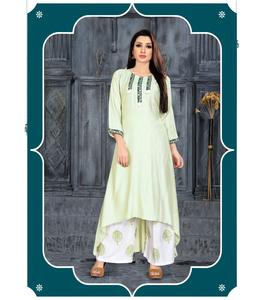 El mejor precio en la ropa de estilo Anarkali para damas de diseñador Seda de rayón de viscosa oficial con trabajo de piedra bordada en todos los colores de los tamaños - Product Image 5