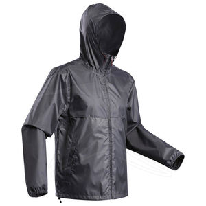 Veste de pluie décontractée à capuche zippée sur le devant pour hommes de grande taille vente en gros de vêtements d'extérieur imperméables multicolores de nouveau style pour l'hiver - Product Image 1