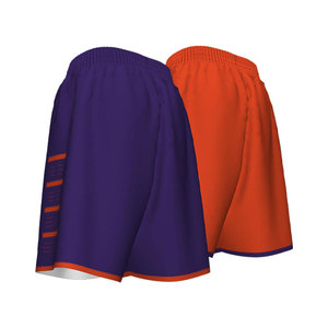 Shorts de baloncesto vintage de poliéster con malla, personalizados OEM para mujer. - Product Image 2