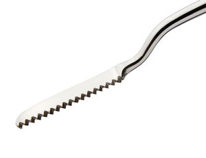 Instruments chirurgicaux Fournitures médicales Chirurgie Cartilage Joseph Scie nasale 19cm Acier inoxydable incurvé gauche CE ISO - Product Image 2