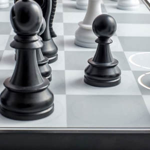 Jeu de société en bois de hêtre, 4 pièces, sur mesure, échecs - Product Image 2