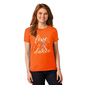 Camiseta OEM de gran venta con estampado personalizado, talla grande, camiseta gráfica estampada para mujer - Product Image 1