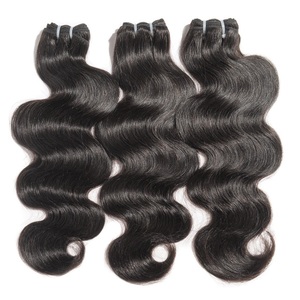 Vente en gros d'extensions de cheveux brésiliens droits vierges non traités Remy extensions de cheveux humains de haute qualité - Product Image 3