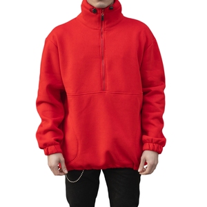 Sudadera con Capucha Extra Grande para Hombre, 100% Algodón, Tejida, Personalizada, con Media Cremallera Delantera, Ecológica, Transpirable, 2024 - Product Image 1