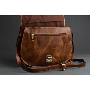 LW กระเป๋าสะพายข้างหนังวินเทจสำหรับผู้หญิง, กระเป๋าสะพายไหล่ใบเล็กสายกว้างทรงเรขาคณิตแบบพกพาฤดูใบไม้ผลิฤดูหนาวฤดูใบไม้ร่วง - Product Image 5