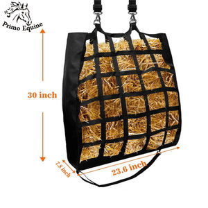 2021 sacs de foin de cheval de logo personnalisé en gros PVC respirant pour l'équitation durable et confortable avec des coutures fantaisie - Product Image 3