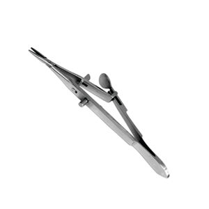 Instrumento quirúrgico, soporte de aguja Kalt, mandíbulas delicadas y lisas, 9mm, de acero inoxidable, aprobado por CE - Product Image 1