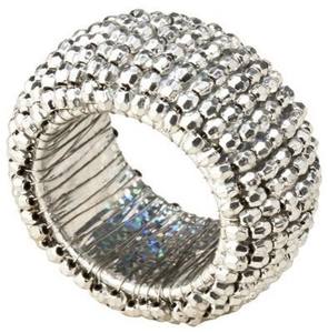 Design en forme de fleur pour les fêtes de Noël et autres occasions Rond de serviette en résine et perles maison et cuisine - Product Image 6