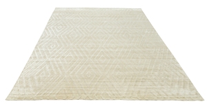 Oem nhà sản xuất của handloom gabbeh Thảm 1025 ngà nâu sọc thiết kế thêu trừu tượng hình chữ nhật khu vực thảm thiết lập cho nhà - Product Image 2