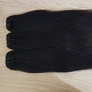 Extensions de cheveux vietnamiens 100% vierges Remy à trame unique, soyeux, résistants, teints, cheveux humains bruts, 6 à 40 pouces, 100g, directement du Vietnam pour tressage - Product Image 1