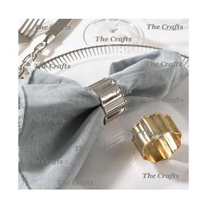Anillo de Servilleta de Metal de Diferentes Diseños para Decoración de Bodas, Hoteles y Fiestas, Anillo de Servilleta con la Mejor Calidad - Product Image 6