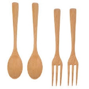 Ensemble de couverts de cuisine en bois, 24 pièces, style moderne, pour hôtel, Restaurant, set de couverts modernes très tendance - Product Image 3