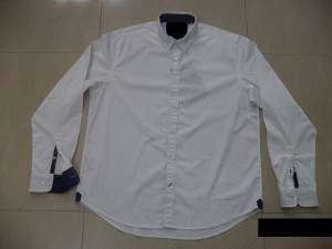 Chemise décontractée pour homme 100% coton popeline respirante et infroissable, col boutonné, mode estivale écologique - Product Image 2