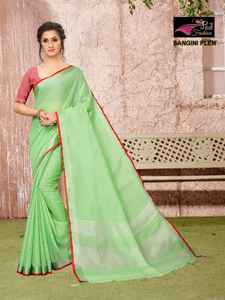 La plupart des tendances Festival porter Coon soie Saree avec coton soie Blouse pièce femmes indiennes porter bas prix en gros Surat vêtement - Product Image 2