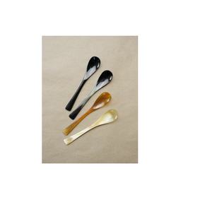 Cuillère en corne de buffle faite à la main natura petite taille et taille personnalisée prix pas cher couleur corne naturelle et vente - Product Image 3
