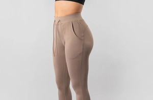 Pantalon de jogging en polyester pour femmes, vente en gros, personnalisé, de haute qualité, avec poches latérales - Product Image 6