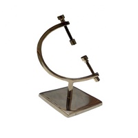 Supports de présentation en métal laiton pour cristaux minéraux, ornements de spécimens, supports de sphères de quartz, décoration de table et de maison