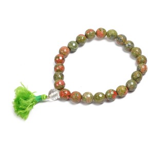 Get Online Faceted Unakite Power Healing <b>Bracelet</b> : Faceted Unakite Power Healing <b>Bracelet</b> at Low Price - Product Image 1