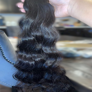 IMSK 30 pouces vierge Remy blond indien cheveux bande Extensions haute qualité Double dessiné vague naturelle Machine Double cheveux humains - Product Image 1