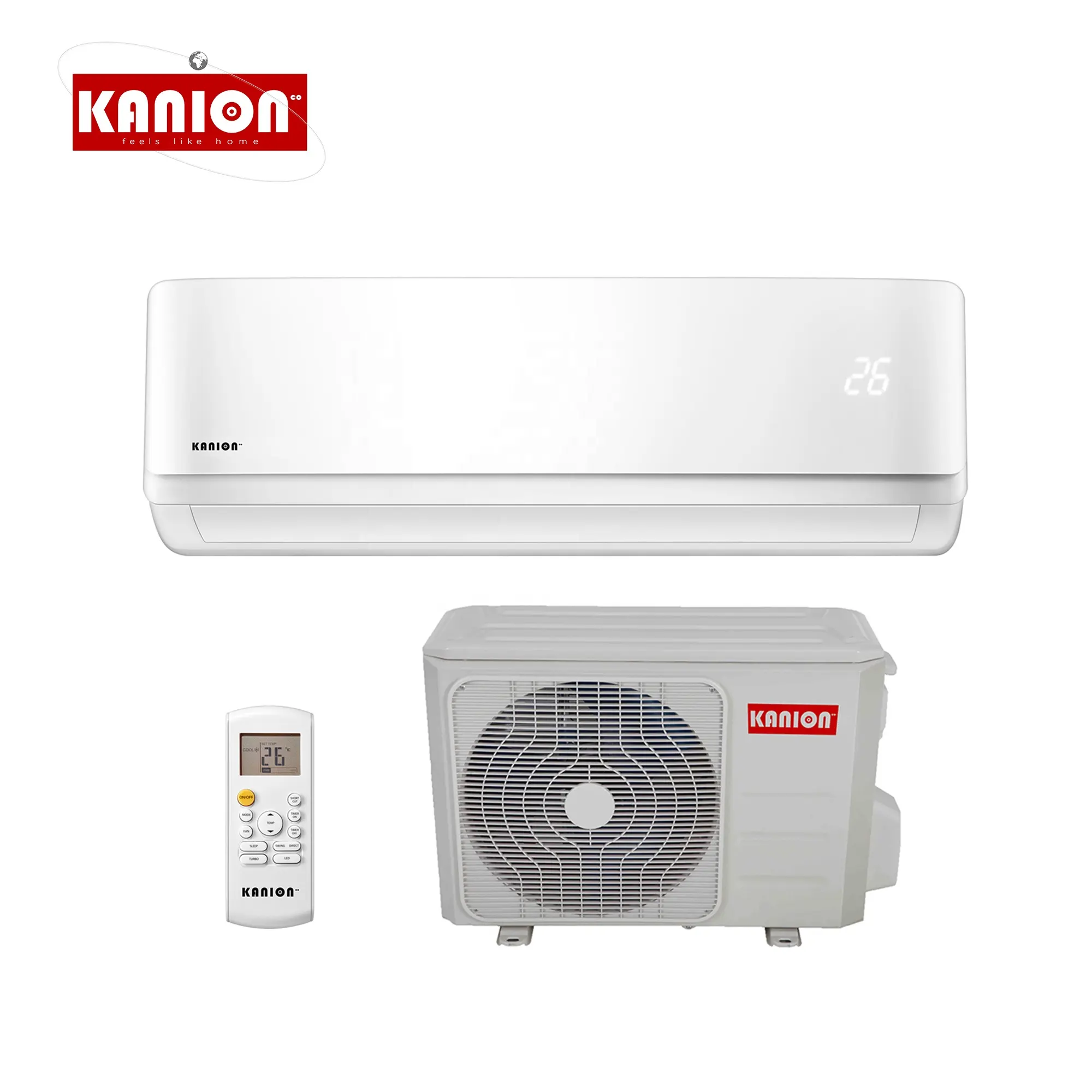 Aire acondicionado de 1 tonelada, inversor de CC, Split, 1200btu, precio barato, R410A, minisistema de calefacción dividido para casa