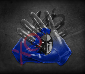 Guantes de fútbol americano con diseño de León personalizado con sublimación de Palma adhesiva, equipo de mano superior de talla grande transpirable - Product Image 6