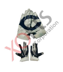 Guantes de fútbol americano personalizados ULTRS silicona pegajosa antideslizante Palma sublimada Camo superior transpirable de talla grande opciones personalizadas - Product Image 5