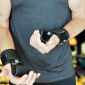 Crochets de musculation de poids, sangles de poignet, en néoprène, exercices de gymnastique, Support de poignet - Product Image 4