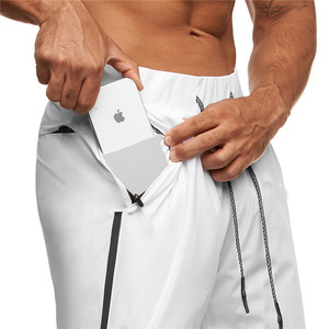 กางเกงวอร์มสำหรับผู้ชายกางเกงวิ่งจ็อกเกอร์ทรงตรงเข้ารูปผ้าขนแกะ GSM 300ยางยืดแนวสตรีทแวร์ออกแบบได้ตามต้องการ - Product Image 3