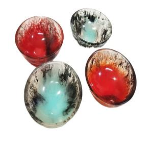 Juego de 4 utensilios de cocina para el hogar, cuenco para servir comida y sopa para Hotel, decoración de diseño moderno, plato de pasta y fideos de resina - Product Image 1