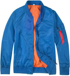 Satin Bomber <b>Jacket</b> Lightweight <b>Slim</b> <b>Fit</b> Casual <b>Jacket</b> in Pakistan - Product Image 2