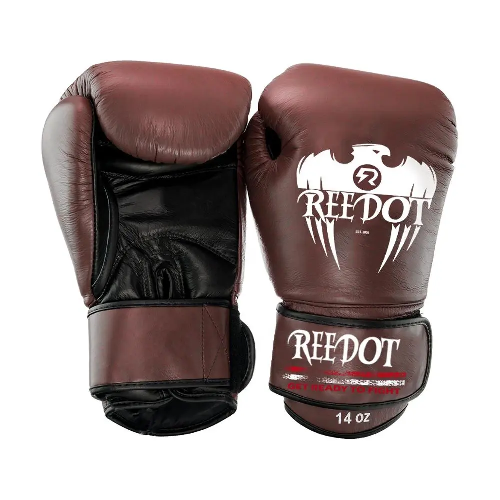 Reedot de rey Pro guantes para la formación y entrenamiento Boxeo Muay Thai Kickboxing MMA