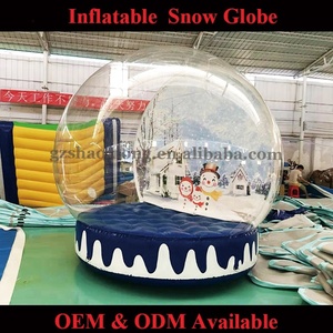 Boule de neige décorative d'extérieur, 1 pièce, carrée à Air ouvert, <span class=keywords><strong>Globe</strong></span> de neige de taille naturelle pour la publicité, pour noël - Product Image 3