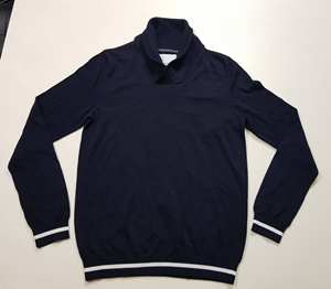 เสื้อสเวตเตอร์คอปกแขนยาวผู้ชายแบรนด์ดังระดับไฮเอนด์ ดีไซน์ล่าสุด ผ้าฝ้ายลำลอง ตัดเย็บอย่างดี สินค้าสต็อกจากบังกลาเทศ - Product Image 6