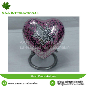 Heart Shape American Style <b>Keepsake</b> Cremation Urns for Adult <b>Ashes</b> - Product Image 5