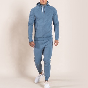 2024 Custom Logo Men's Casual 2-Piece Tracksuit High Quality 100% Cotton Fleece Sweat Suit Top Design with Durable Fabric - Product Image 4