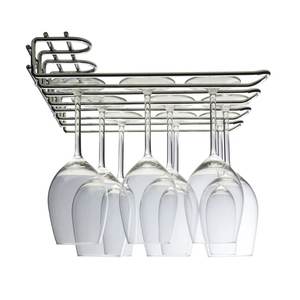 Estante de copa de vino de Metal montado en la pared de Metal de alta calidad soporte de vino para Bar y hoteles Almacenamiento de whisky y cerveza para Barware - Product Image 2