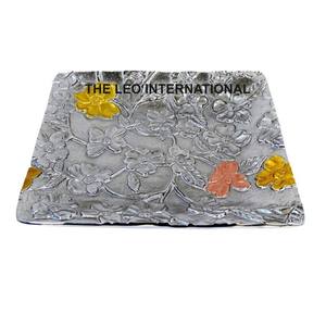 Plateau rond antidérapant de luxe pour plateaux de mariage, vente en gros - Product Image 4