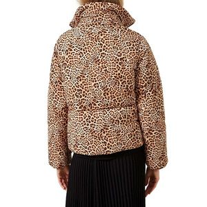 Wholesale Breathable <b>Knitted</b> Cotton Filled Printed Puffer Jackets with Zipper Closure Custom Logo Design <b>for</b> Women - Product Image 2