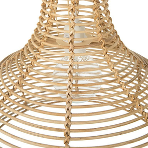 Lámpara domo de mimbre de tejido ecológico, pantalla de mimbre natural de alta calidad para cocina y sala de estar de Vietnam - Product Image 2