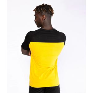 Camiseta de gimnasio para hombre con logotipo estampado personalizado, 95% algodón liso, 5% Spandex, camisetas ajustadas para gimnasio, camiseta ajustada Unisex para hombre - Product Image 3