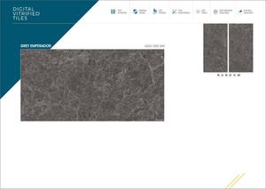 กระเบื้องปูพื้นพอร์ซเลนขนาด 600x1200 มม. ผิวมันเงา ทนกรด ป้องกันแบคทีเรีย คุณภาพพรีเมียม สำหรับตกแต่งภายในที่ทันสมัย - Product Image 3