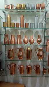 Jarra de agua de cobre Original de alta calidad 2L/5L mango de acero inoxidable Camping deshierbe Catering restaurante uso capacidad directa - Product Image 6