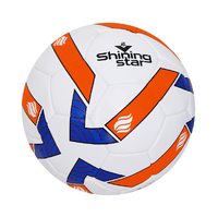 Ballon de football pour homme, prix Direct d'usine, avec logo personnalisé et boule colorée, fabrication en inde, vente en gros