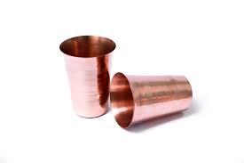 Verre de gobelet en cuivre imprimé pour verres et verre de cuivre pur 100% martelé pour le bureau et la table à manger - Product Image 2