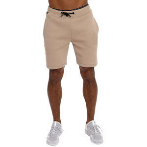 Short de sport 100% coton de haute qualité pour hommes Design uni et solide brodé Casual Custom Fitness Running Workout Sweat Shorts - Product Image 4