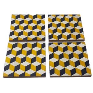 Sous-verres en acacia d'approvisionnement d'usine avec support pour boisson thé forme et taille en résine personnalisées chez Star Crafts India - Product Image 1