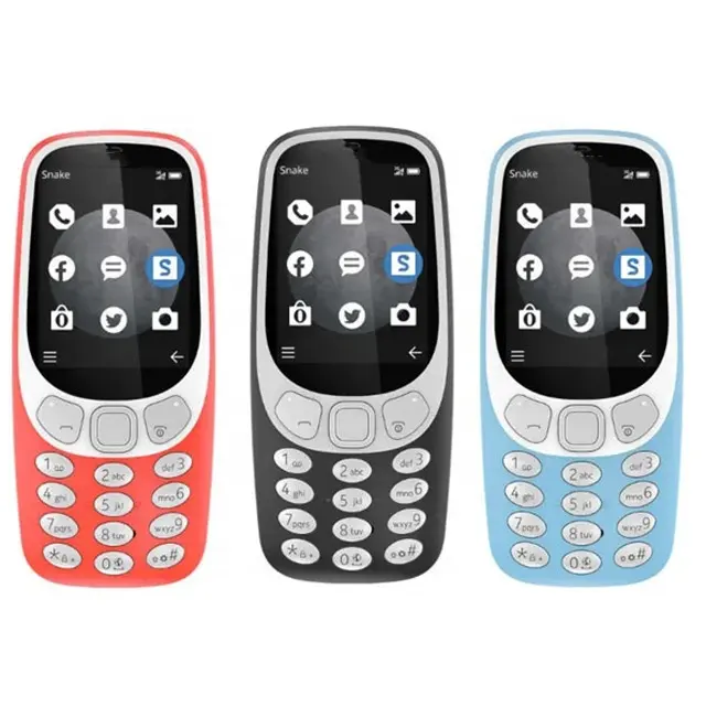 Nokia โทรศัพท์มือถือ4G ปลดล็อคจากโรงงาน,ของแท้ปี3310
