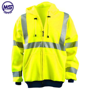 Sweat-shirt de travail de haute qualité pour la sécurité, sweat-shirt réfléchissant à haute visibilité - Product Image 2