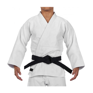 Kimono de judo de qualité supérieure, dernier style, uniforme blanc, unisexe, disponible en gros à prix d'usine bon marché - Product Image 1